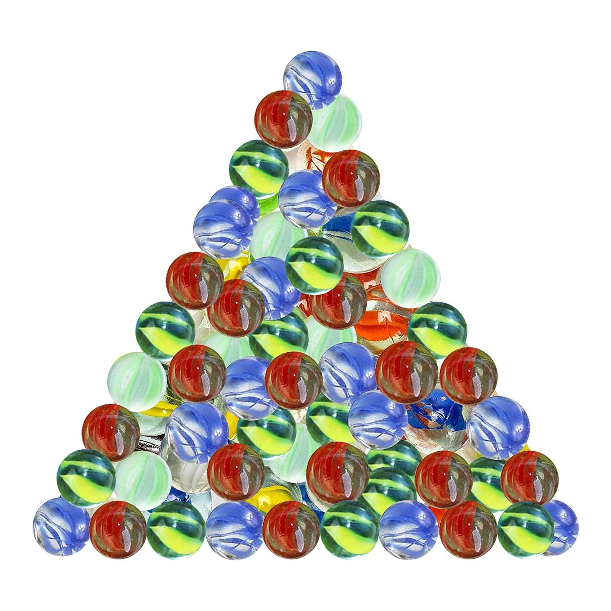 Marbles - Glass Marbles, Assorted Cat's Eye Marbles, Games for Kids