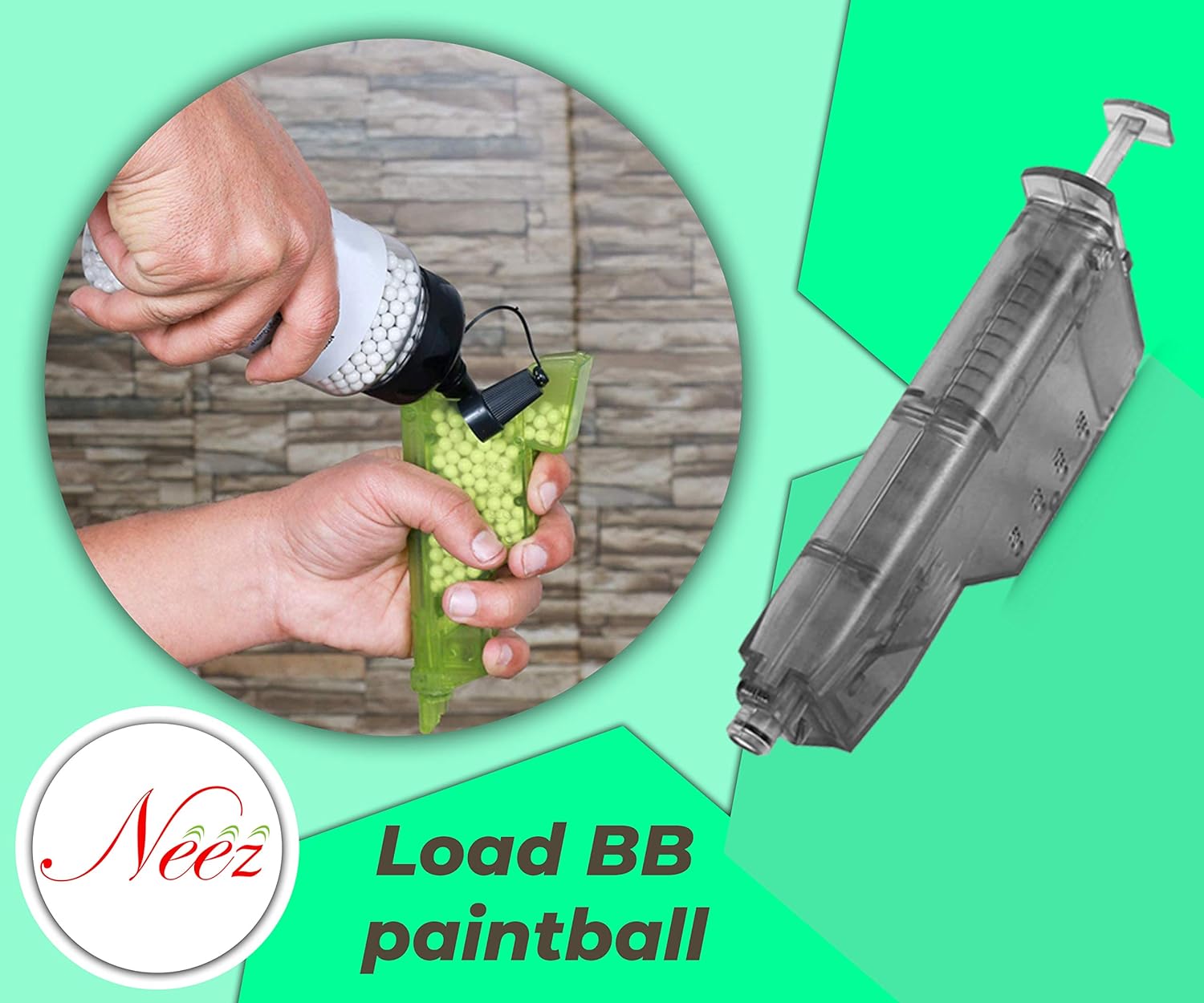 Airsoft Speed Loader - BB Pellet Loader Tools for Pistol Fast Reloader 6mm BBs