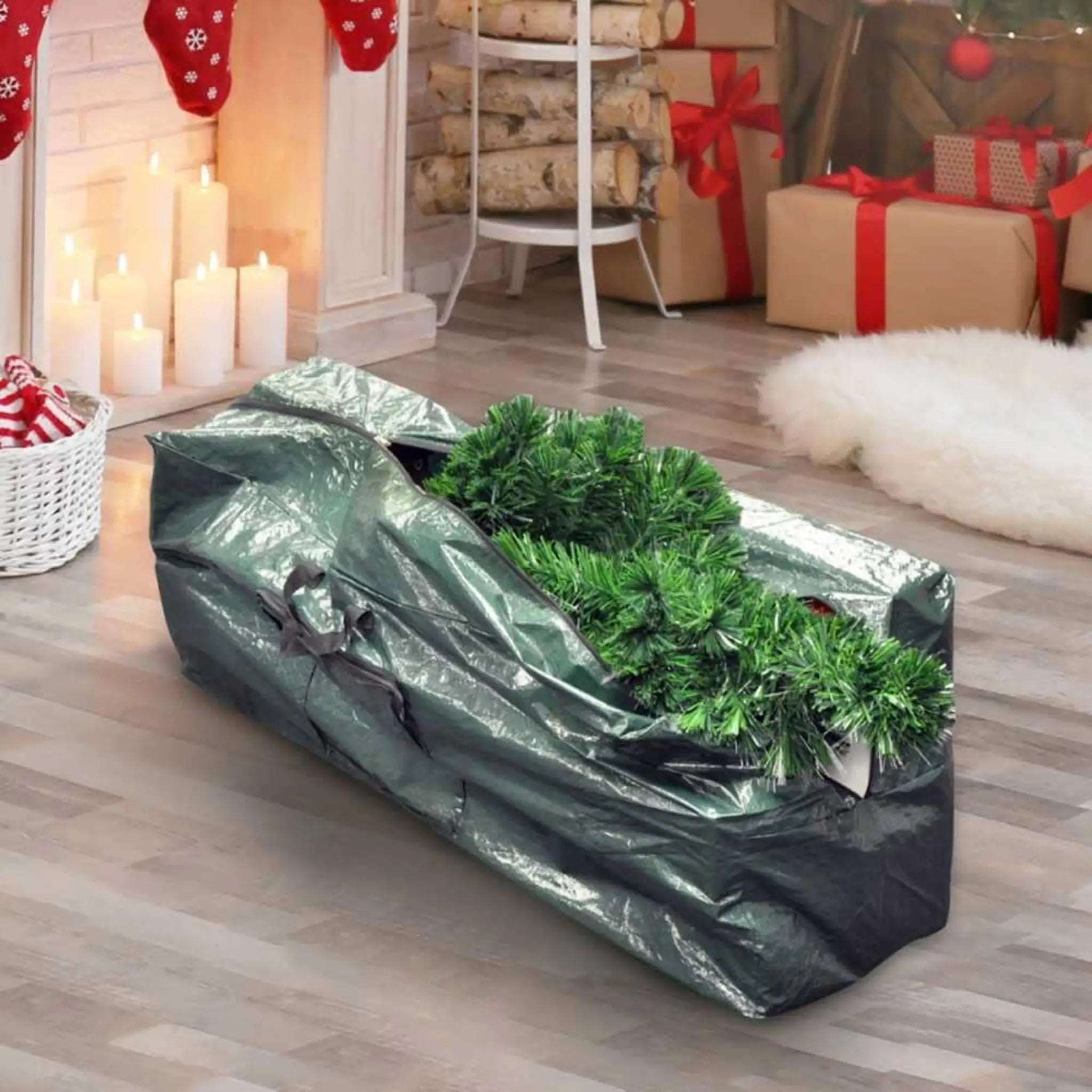 Christmas Tree Storage Bag - Small and Large Xmas Cover Bags for 6ft and 7ft Artificial Trees
