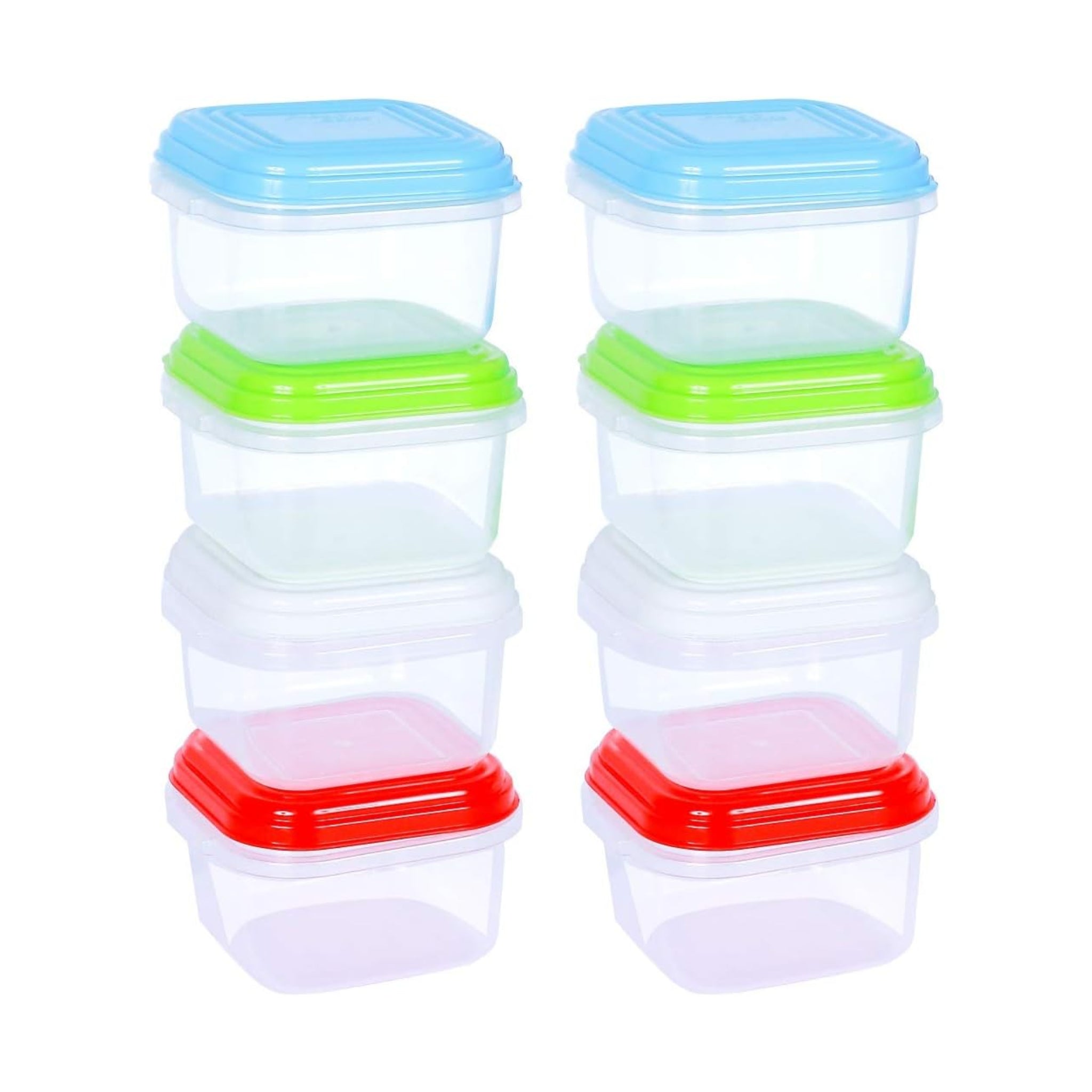 Plastic Mini Storage Boxes Baby Weaning Feeding Freezer Food Pots Containers 120 ml