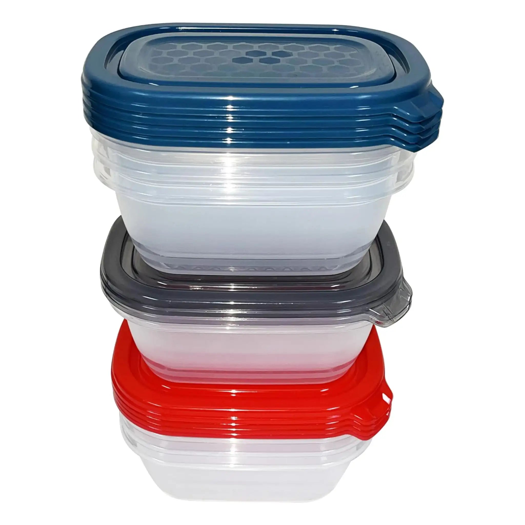 Neez Food Storage Container Set - Microwavable, Freezable- BPA Free (Pack of 10 Mix)