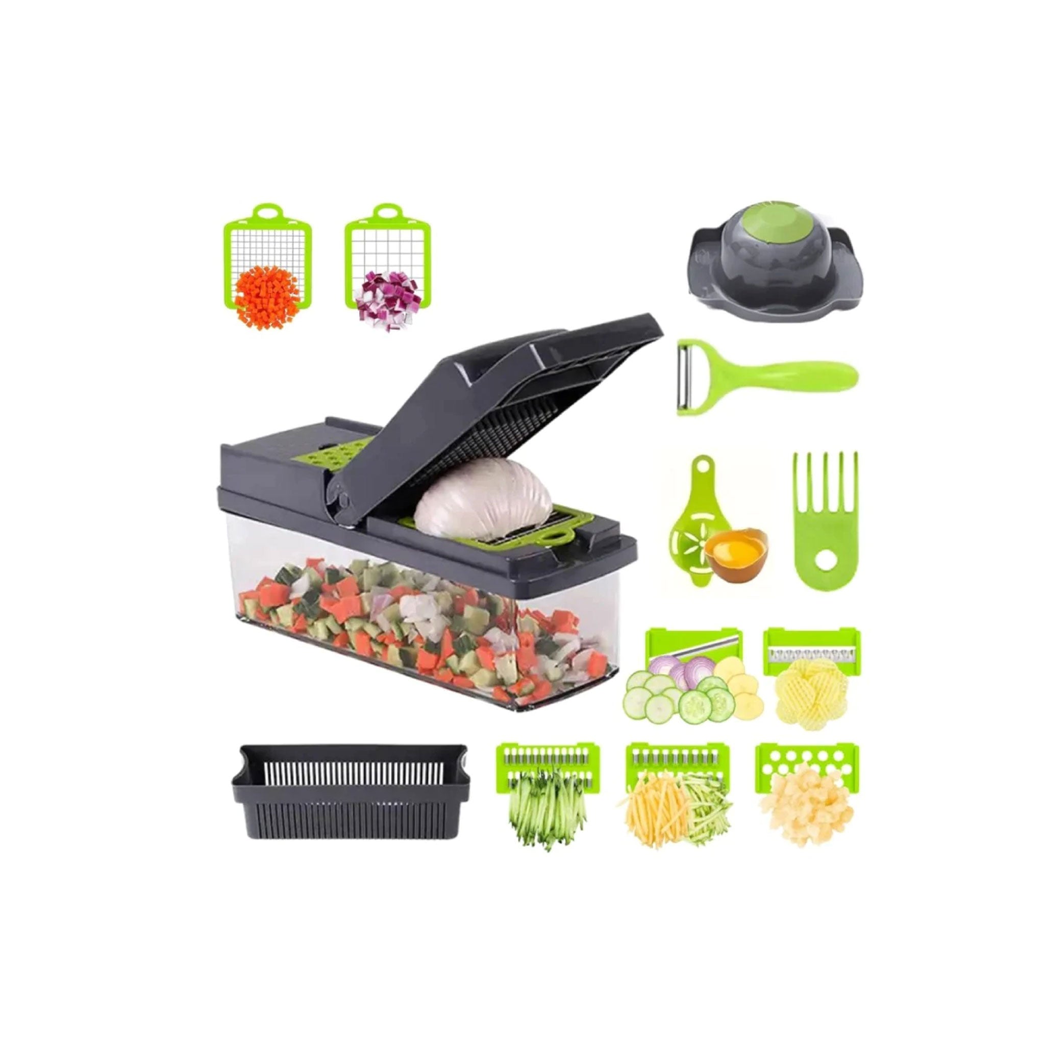 15 in 1 Vegetable Chopper – Slicer, Dicer, Cutter, Chopper