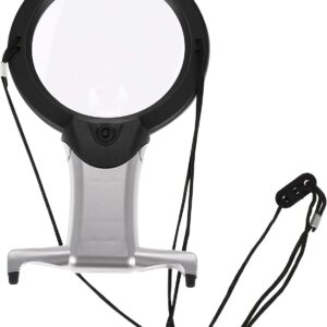 2X 6X Magnification Magnifying Glass with Light