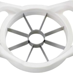 Apple Corer and Slicer - Stainless Steel Cutter with 8 Blades (Green)
